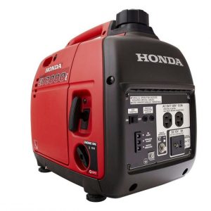 Small Gas powered portable generator for emergencies by Honda Small Portable Honda Generator image